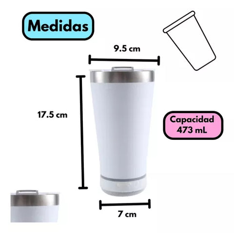 Image of Vaso con bocina 🥤🎶🎵