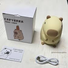 Lámpara de noche versátil con forma de capibara