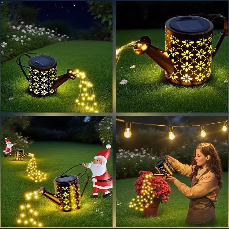 SANTA CON LUZ SOLAR