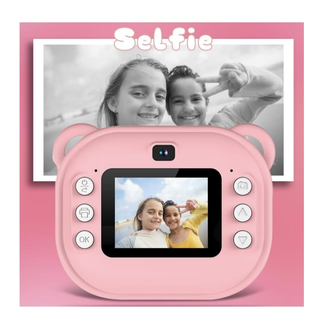 Mini  Cámara Impresora Térmica Portátil Bluetooth