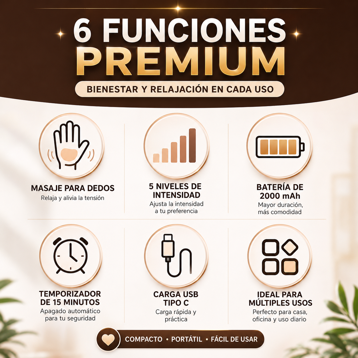 GUANTE TERAPEUTICO 3 EN 1