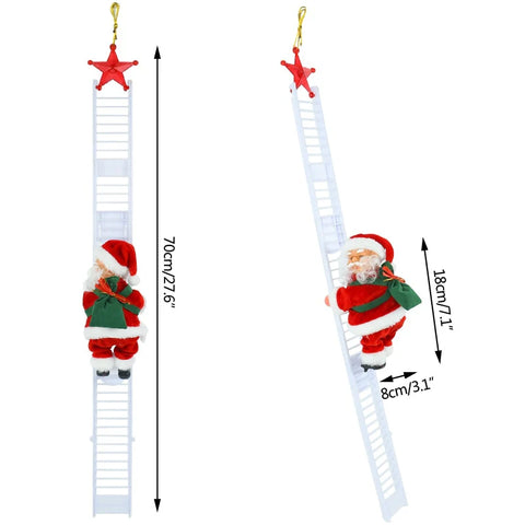 Image of SANTA CLAUS SUBIENDO LA ESCALERA