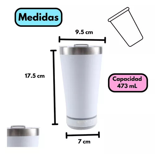 Vaso con bocina 🥤🎶🎵