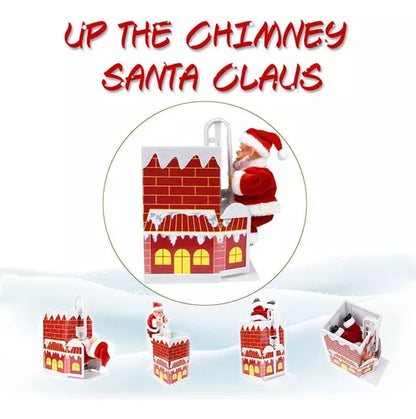 PAPA NOEL ENTRANDO POR LA CHIMENEA