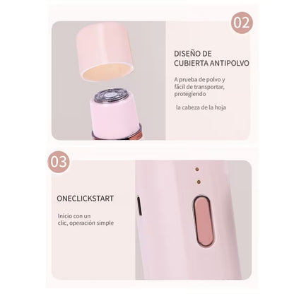 Afeitadora eléctrica 2 en 1.