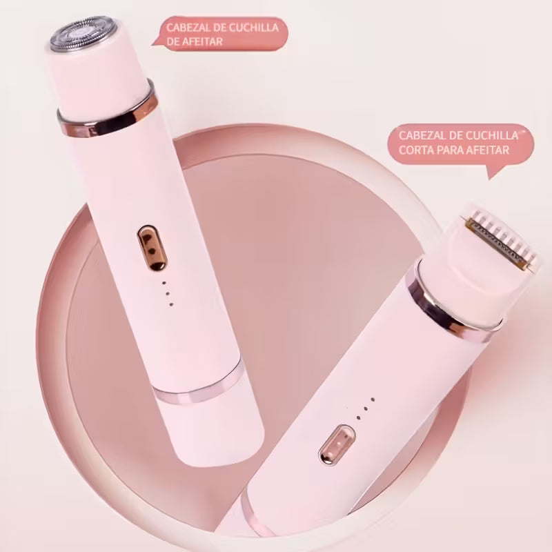 Afeitadora eléctrica 2 en 1.