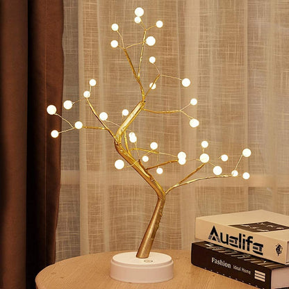 LÁMPARA MESA BONSÁI LED ÁRBOL DE ESPÍRITU DE LUZ HADA