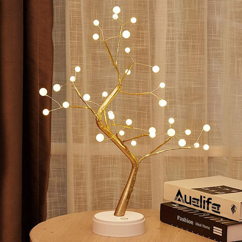 LÁMPARA MESA BONSÁI LED ÁRBOL DE ESPÍRITU DE LUZ HADA
