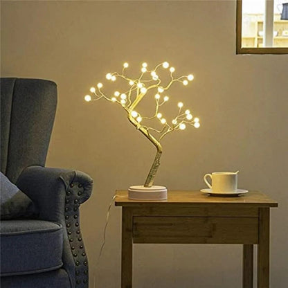LÁMPARA MESA BONSÁI LED ÁRBOL DE ESPÍRITU DE LUZ HADA
