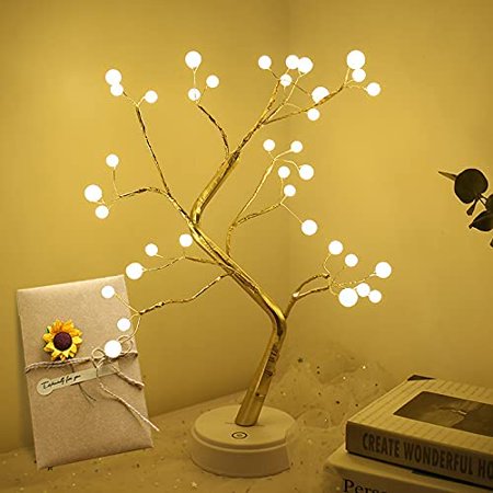 Image of LÁMPARA MESA BONSÁI LED ÁRBOL DE ESPÍRITU DE LUZ HADA