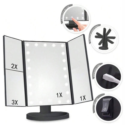 Espejo LED 3 en 1