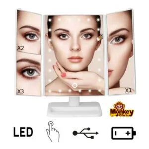 Espejo LED 3 en 1