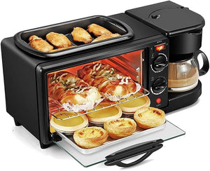 HORNO CAFETERA  3 EN 1