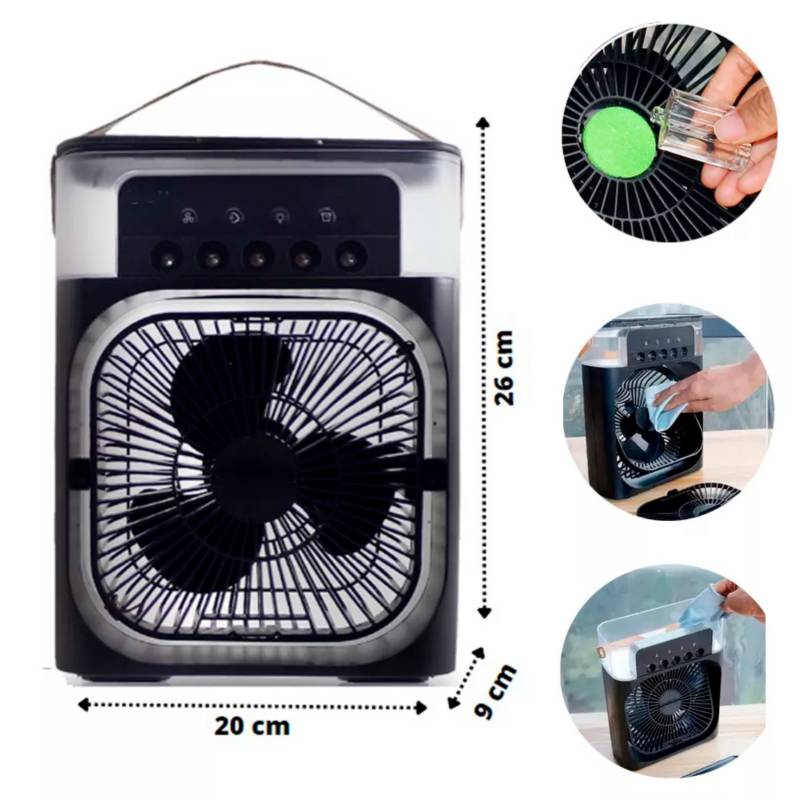 VENTILADOR CON HUMEDIFICADOR