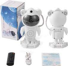 Lampara Proyector Astronauta De Galaxia Nebulosa Y Estrellas