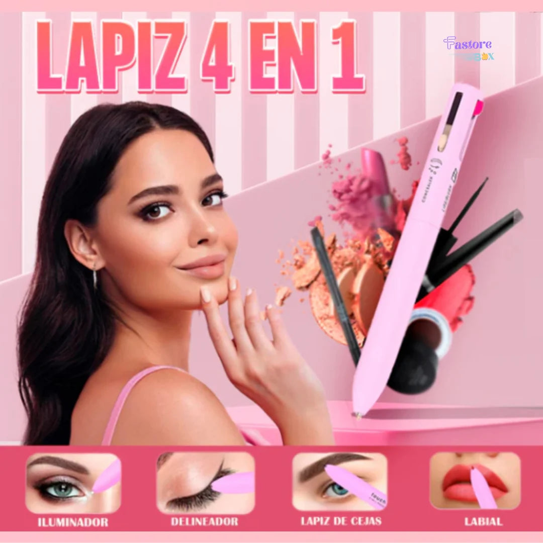 Lápiz de Maquillaje Mágico 4 en 1