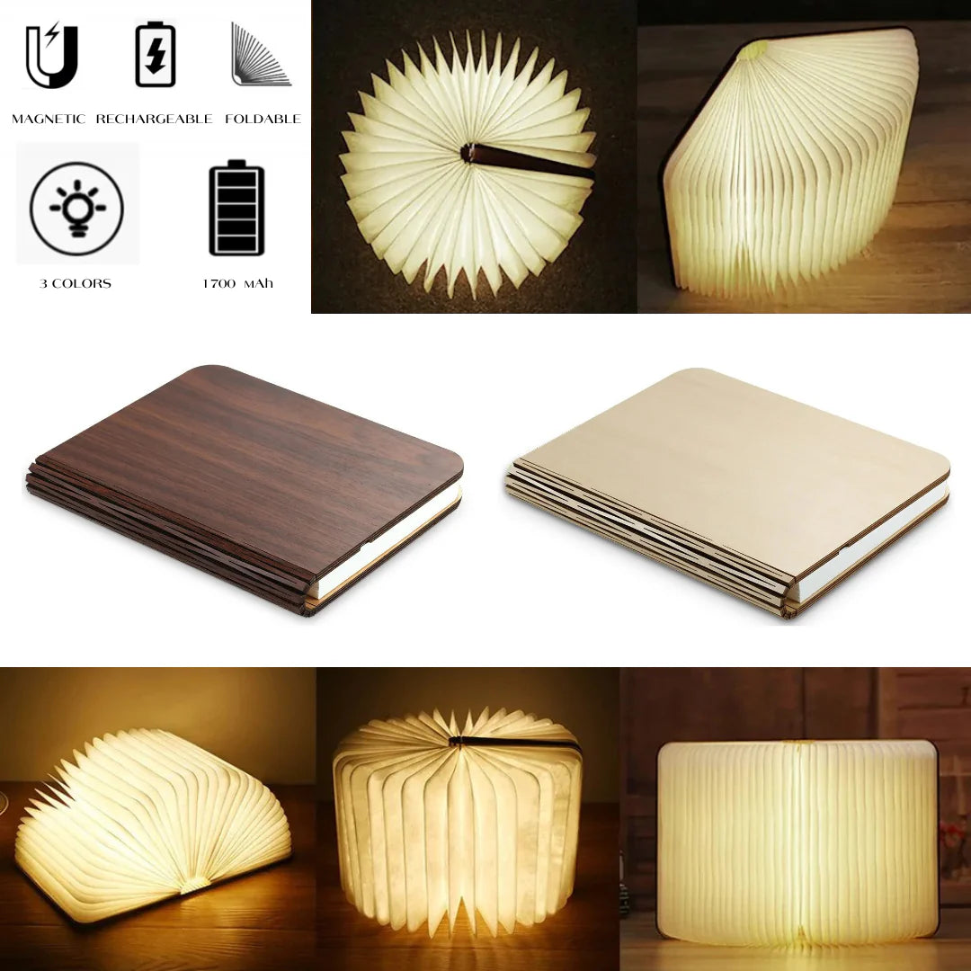 LAMPARA DE FORMA DE LIBRO