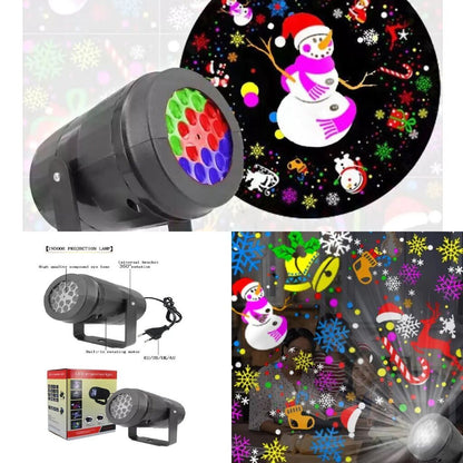 PROYECTOR DE FIGURAS NAVIDEÑAS (🎄🎁🧧🎀🎄)