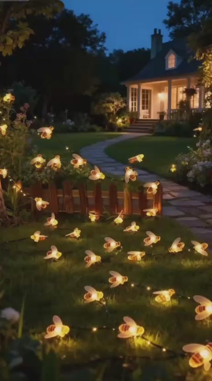 LUZ LED SOLAR DE ABEJA
