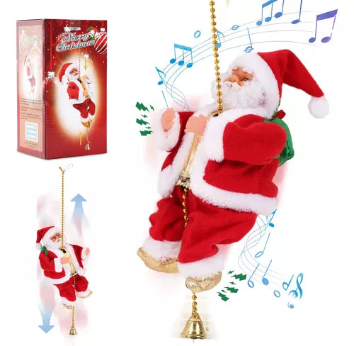 PAPA NOEL ESCALA LA CUERDA