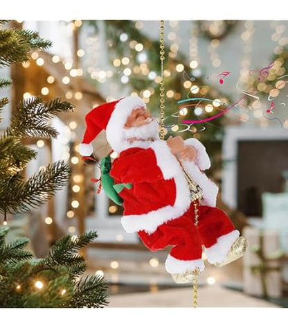 PAPA NOEL ESCALA LA CUERDA