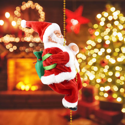 PAPA NOEL ESCALA LA CUERDA