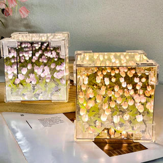 LAMPARA DE TULIPANES