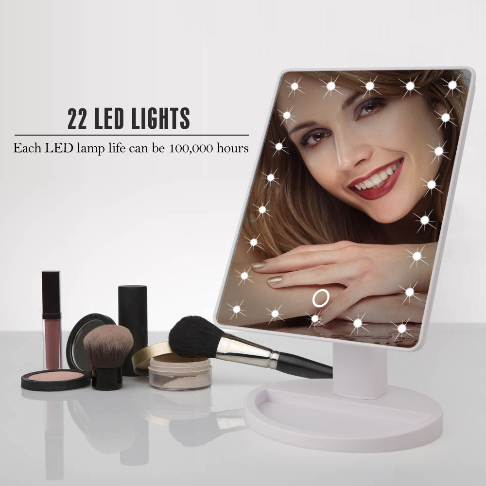 ESPEJOS DE MAQUILLAJE PROFESIONALES ILUMINADOS CON LUZ LED