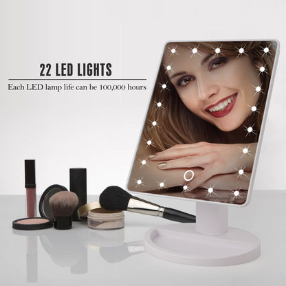 ESPEJOS DE MAQUILLAJE PROFESIONALES ILUMINADOS CON LUZ LED