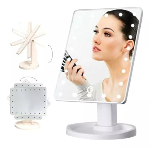 ESPEJOS DE MAQUILLAJE PROFESIONALES ILUMINADOS CON LUZ LED