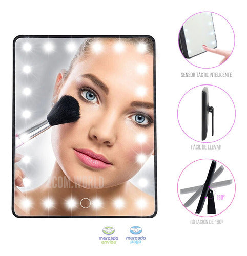 ESPEJOS DE MAQUILLAJE PROFESIONALES ILUMINADOS CON LUZ LED